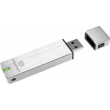Bild von Kingston IRONKEY S250 32GB BASIC (32 GB, USB-A, USB 2.0), USB Stick, Silber
