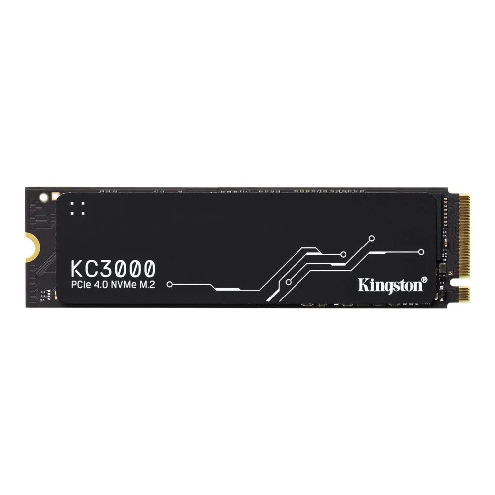 Bild von Kingston KC3000 PCIe 4.0 NVMe SSD 2048GB, skc3000d/2048g, Kühlkörper