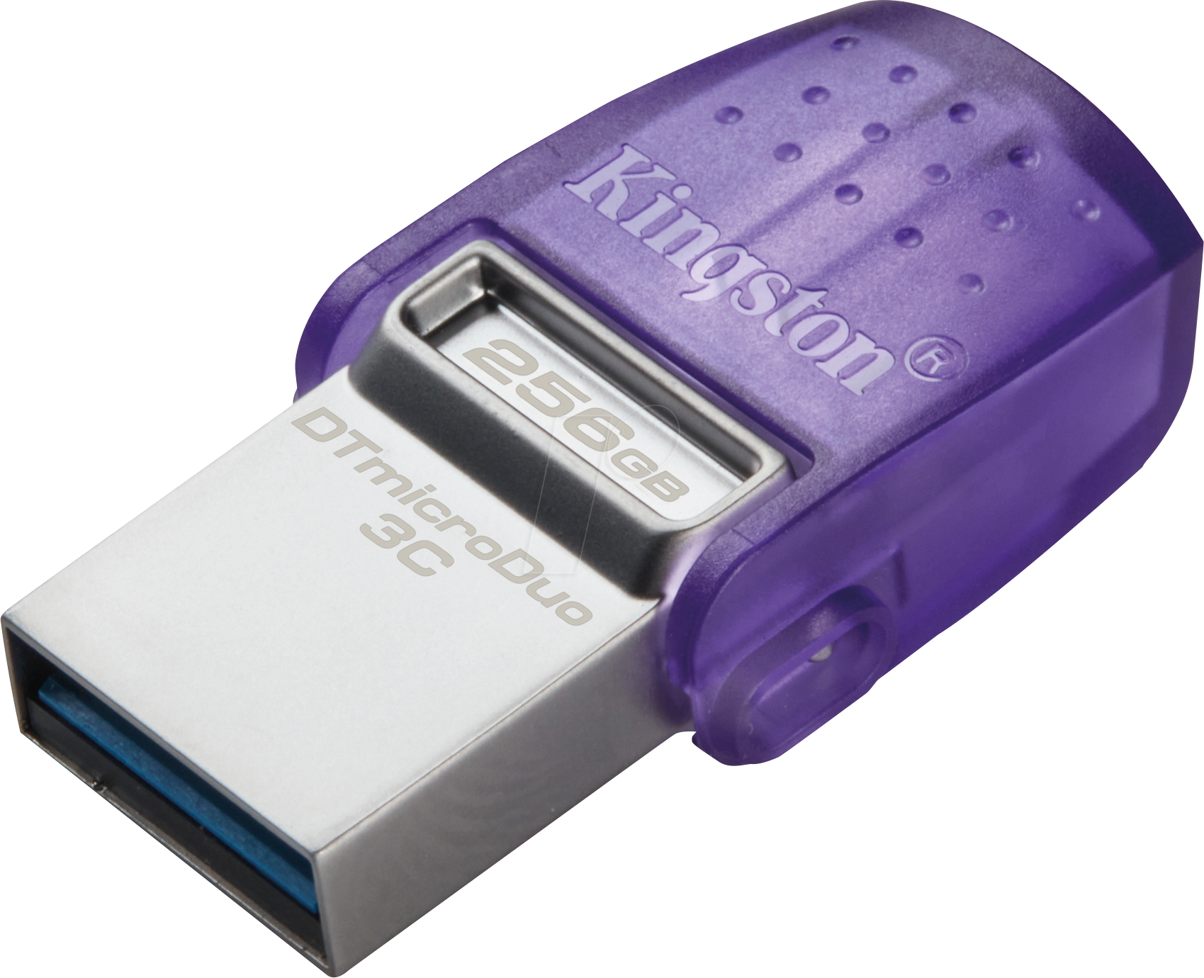 Bild von Kingston DataTraveler 256GB microDuo 3C 200MB/s dual USB-A + USB-C, dtduo3cg3/256gb, 256 GB, USB Type-A / USB Type-C