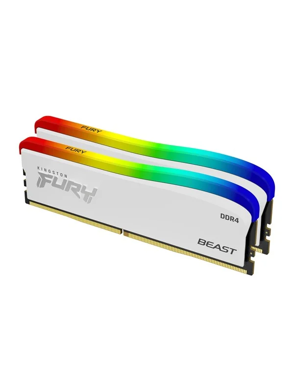 Bild von Kingston FURY Beast RGB SE (2 x 8GB, 3600 MHz, DDR4-RAM, DIMM), RAM, Weiss