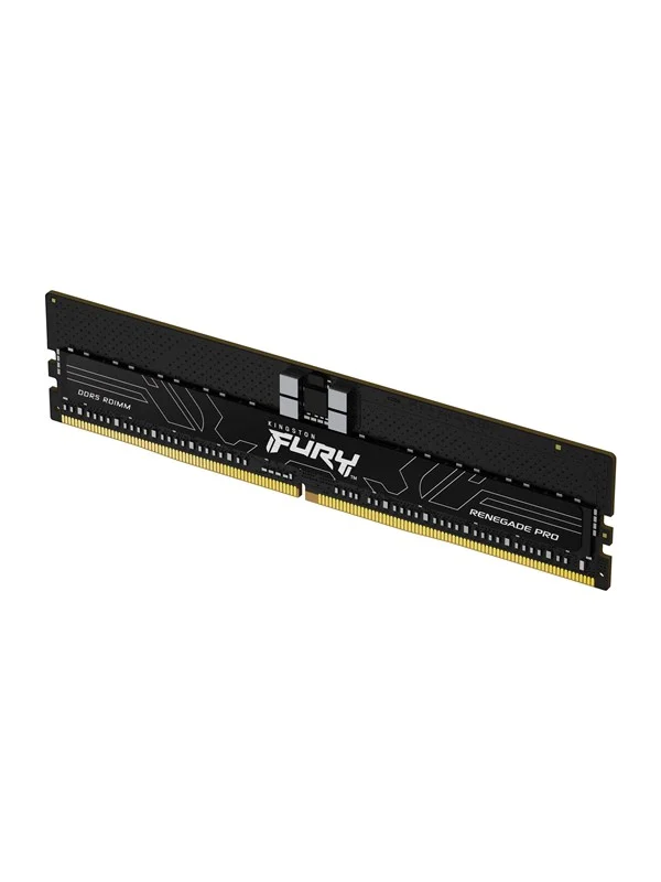 Bild von Kingston D5 64GB 4800-36 Renegade PRO ECC  K4 KFY  KF548R36RBK4-64 (4 x 16GB, 4800 MHz, DDR5-RAM, DIMM), RAM, Schwarz