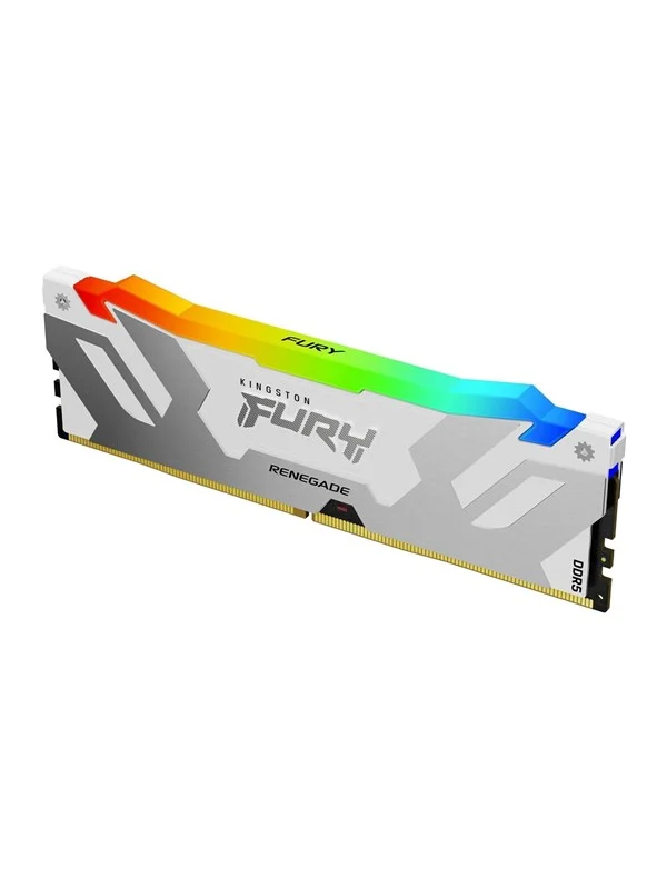 Bild von Kingston FURY Renegade RGB DDR5-7600 - 16GB - CL38 - Single Channel (1 pcs) - Intel XMP - Weiß mit RGB