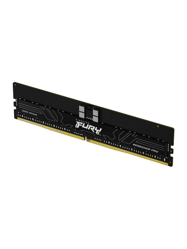 Bild von Kingston 128GB 6400MT/s DDR5 ECC Reg CL32 DIMM Kit of 8 FURY Renegade Pro XMP (8 x 16GB, 6400 MHz, DDR5-RAM, DIMM), RAM, Schwarz