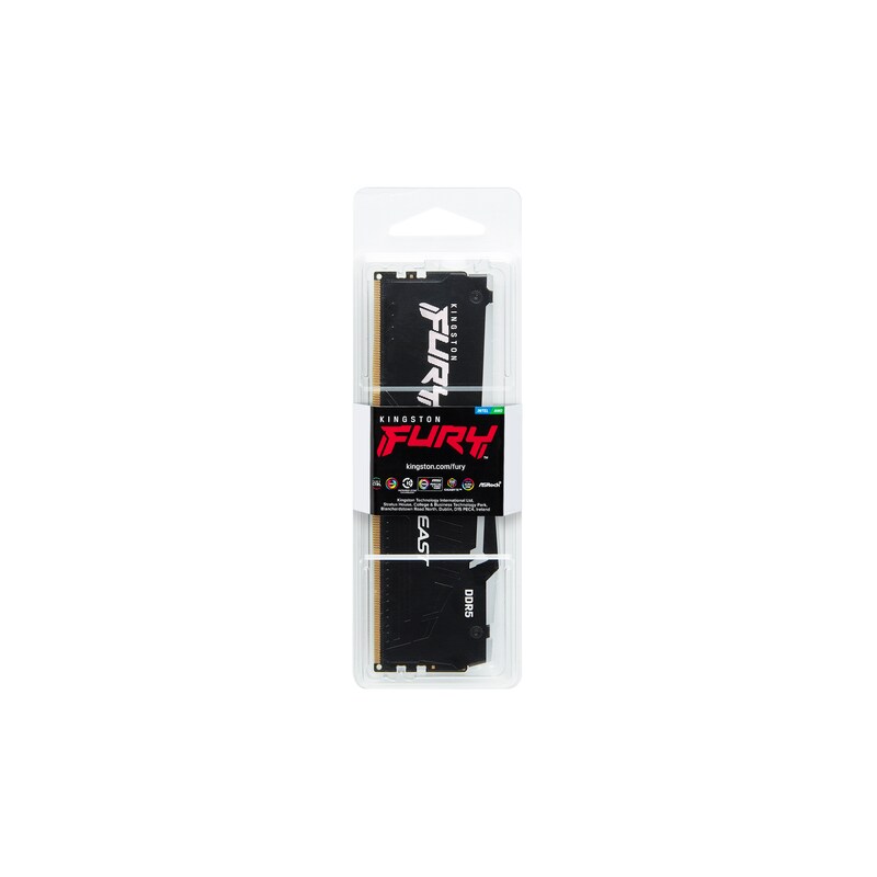 Bild von Kingston 16GB DDR5 6800MT/S CL34 DIMM (1 x 16GB, 6800 MHz, DDR5-RAM, DIMM), RAM, Schwarz