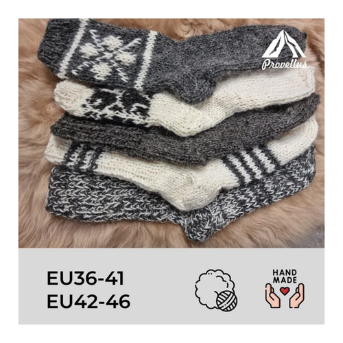 Bild von Provellus Haussocken – Handgestrickte Wollsocken für jede Jahreszeit