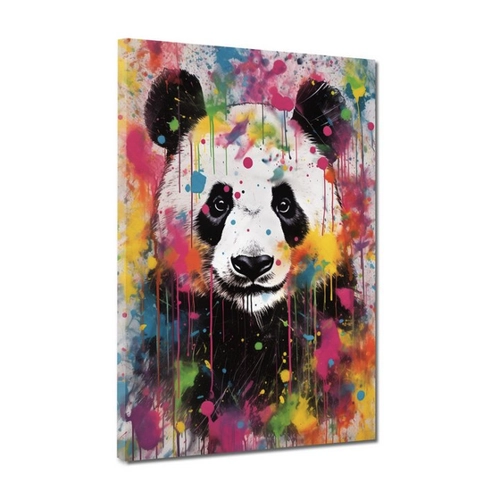 Bild von Artedinoi Leinwandbild Panda Pop Art Colour – Ein Blickfang für Ihr Zuhause