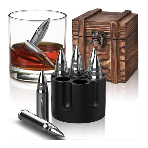 Bild von LuxusKollektion Cocktail-Set Whiskey Steine Geschenkset für Männer