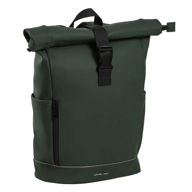 Bild von Daniel Ray Fahrradrucksack, Rolltop-Rucksack Highlands - PU-Rollrucksack mit Laptopfach