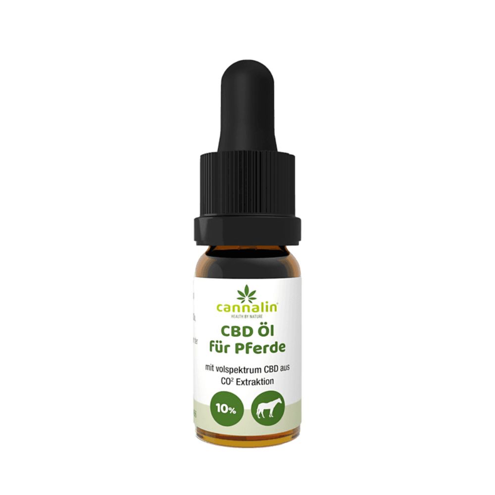 Bild von Cannalin - CBD Öl Vollspektrum für Pferde - 10% - 30ml
