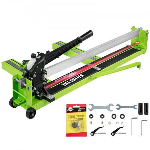 Bild von VEVOR Profi Manuelle Fliesenschneidmaschine 1000 mm Fliesenschneidmaschine Min Schnittbreite 35 mm Professioneller Fließenschneider Bodenplatte 10 cm