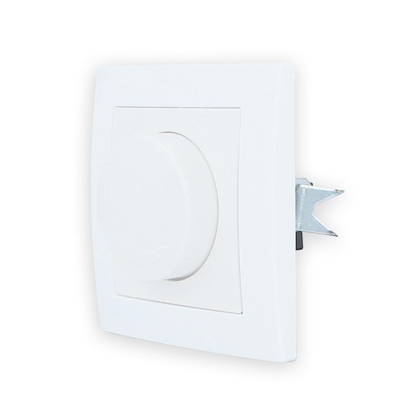 Bild von Kunststoff 1-facher Dimmer Unterputz weiß H1-C35DL+H1-C001 LINA
