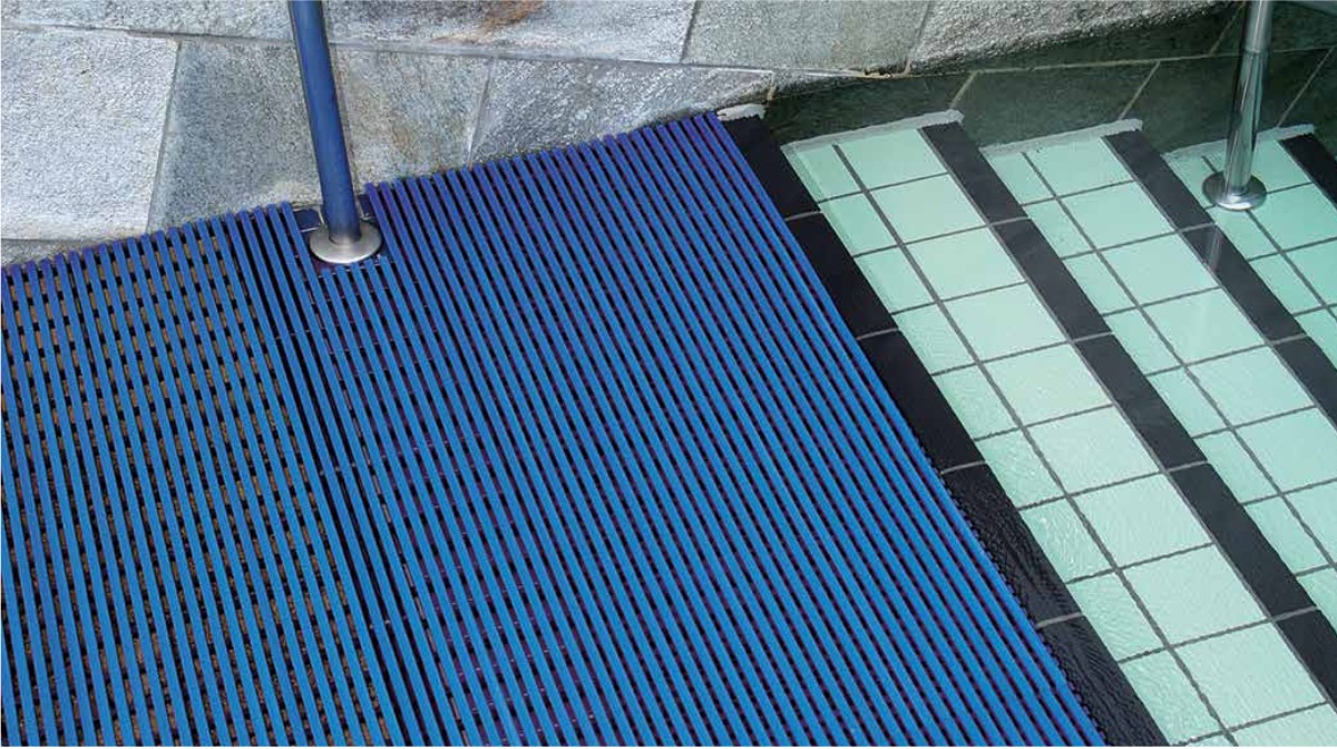 Bild von EMCO-Hygienematte 601, 100 cm breit "Blau 60 cm"