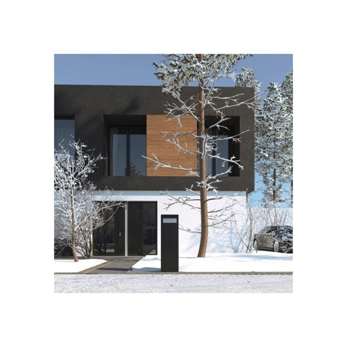 Bild von Bravios Briefkastenanlage Monolith for Four in Schwarz
