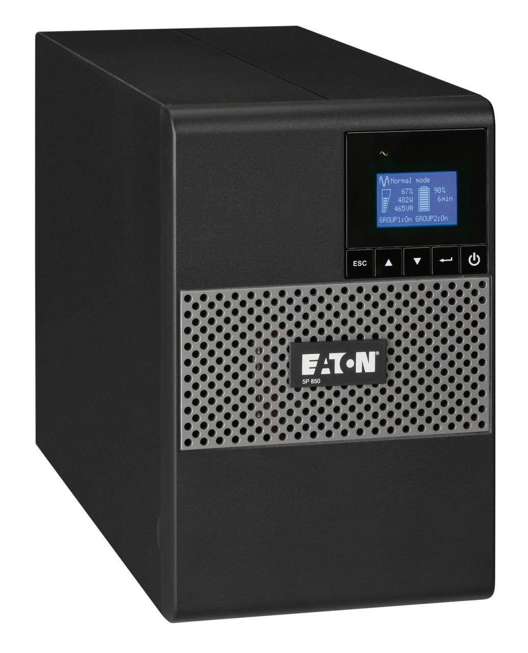 Bild von Eaton 5P 650i - USV - WS 160-290 V - 420 Watt - 650 VA - RS-232, USB - 4 Ausgangsstecker (5P650I)