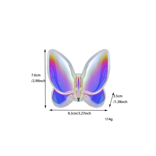 Bild von Elegante Kristall Schmetterling Statue für stilvolle Dekoration