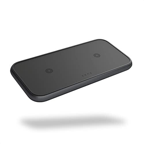 Bild von ZENS Induktions-Ladegerät Aluminium Series Dual Wireless Charger ZEDC10B/00 Ausgänge Induktionslad