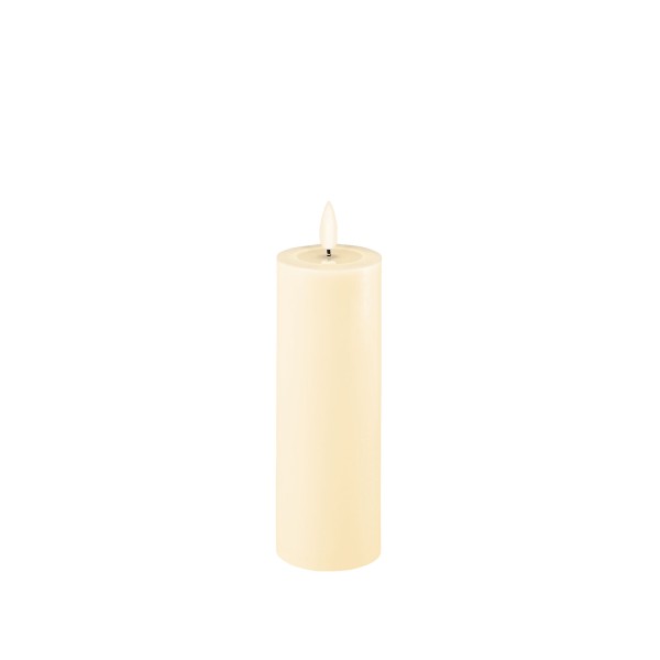 Bild von LED Stumpenkerze Real Flame creme, Ø5 x H15cm, creme