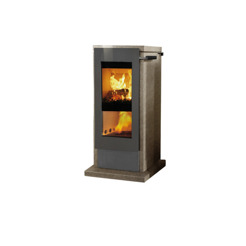 Bild von XEOOS® Kaminofen »x5 PATAGONIA« - Anthrazit-Gelb