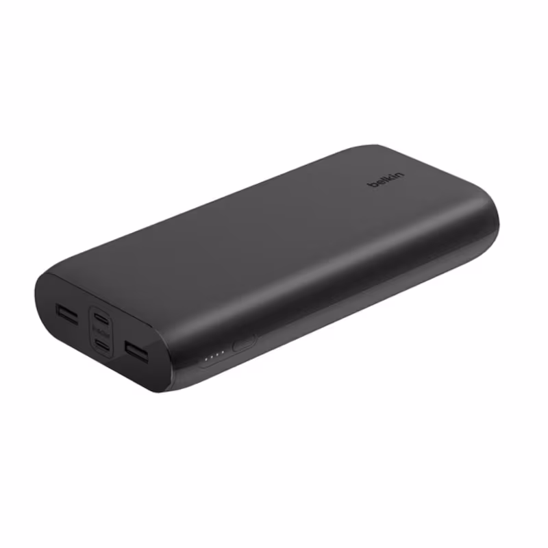 Bild von Belkin BoostCharge - Powerbank - 26000 mAh - 32 Watt - Fast Charge, PD - 4 Ausgabeanschlussstellen (USB, 24 pin USB-C) (BPB016BTBK)