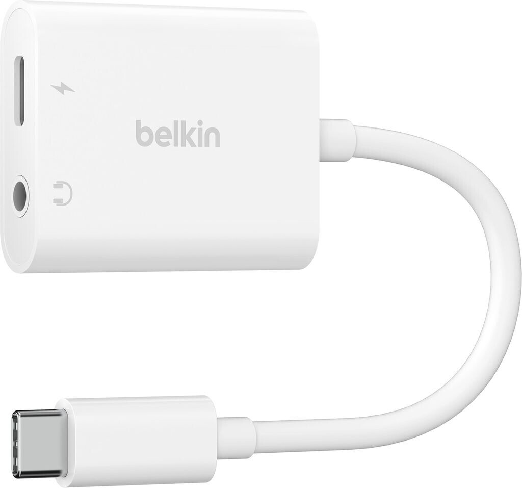 Bild von Belkin RockStar 3,5mm Audio- und USB-C Ladeadap. weiß NPA004btWH