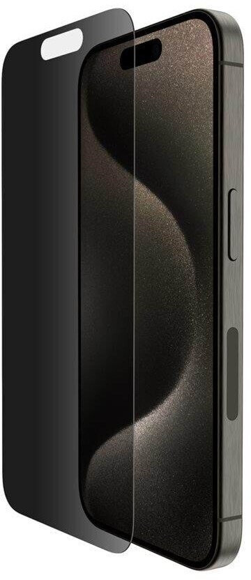 Bild von Belkin ScreenForce Pro - Bildschirmschutz für Handy - 2.5D - Glas - mit Sichtschutzfilter - Glas - für Apple iPhone 15 Pro (OVA149ZZ)