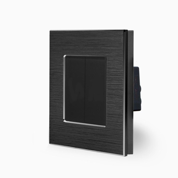 Bild von Alu Blende leer Schwarz LXBA1-LX-Blende-12 LUXUS-TIME