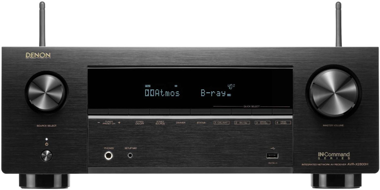 Bild von Denon AV-Receiver »AVR-X2800H«, 7.2, (LAN (Ethernet)-Bluetooth-WLAN Sprachsteuerung)
