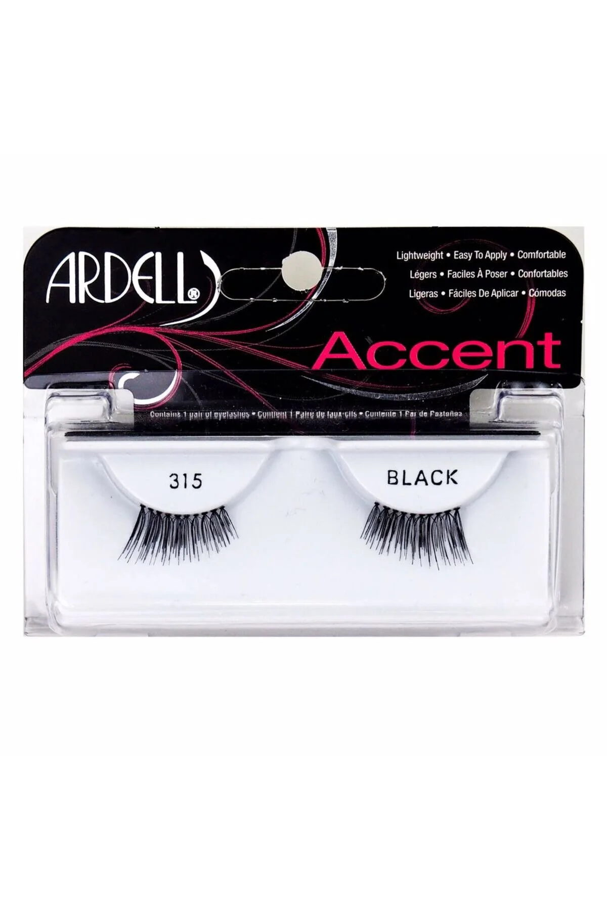 Bild von Ardell Pestañas Accent #315-schwarz 0,1 Gr Ardell - One Size