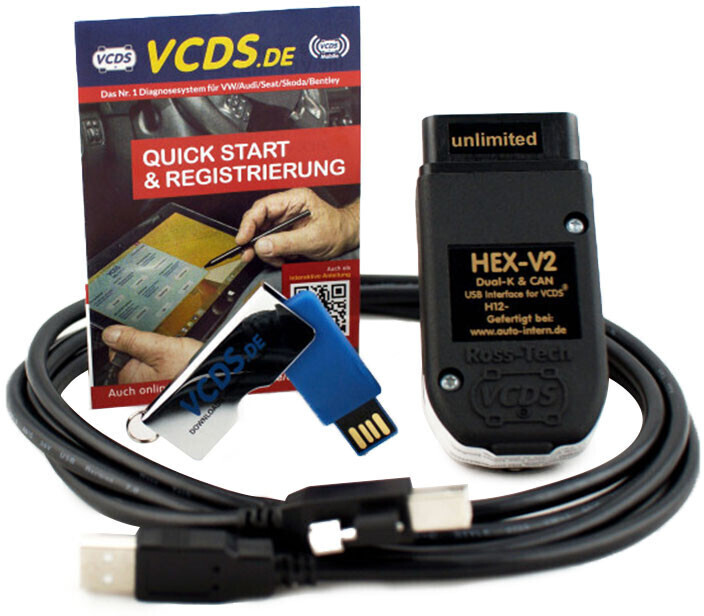 Bild von Ross-Tech VCDS mit HEX-V2 im Set 3 FIN ohne Koffer