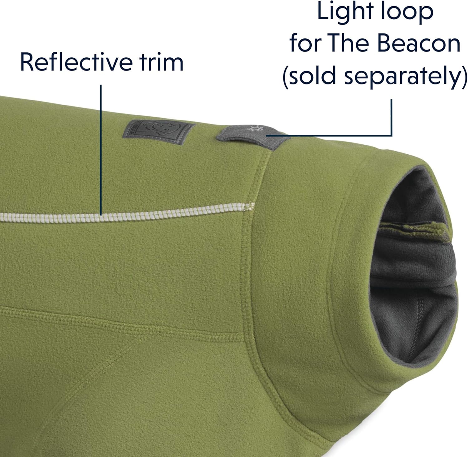 Bild von RUFFWEAR Climate Changer Fleece Dog Jacket, XX-Small Dog Coat with Zip, Premium Quality Warm Dog Vest for Pet Dog Walking & Outdoor Trail Running, Dog Accessories for All Seasons, XXS, Galaxy