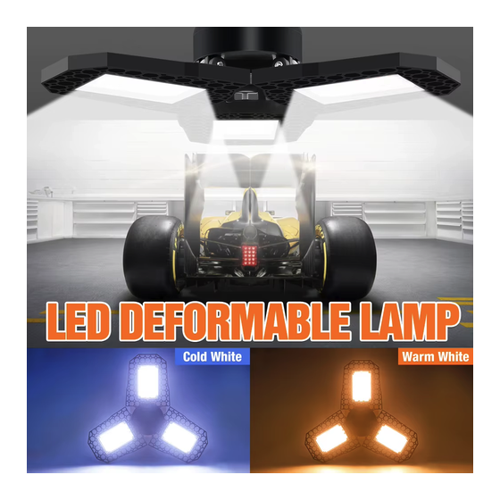 Bild von LED E27 Garage Lampe - Folding Deformable High Bay Light