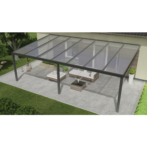 Bild von GARDENDREAMS Terrassenüberdachung »Expert«, BxT: 300 x 450 cm, weiß / RAL9016 - weiss