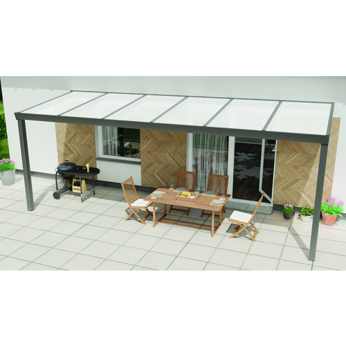 Bild von GARDENDREAMS Terrassenüberdachung »Expert«, BxT: 500 x 300 cm, grau / RAL9007