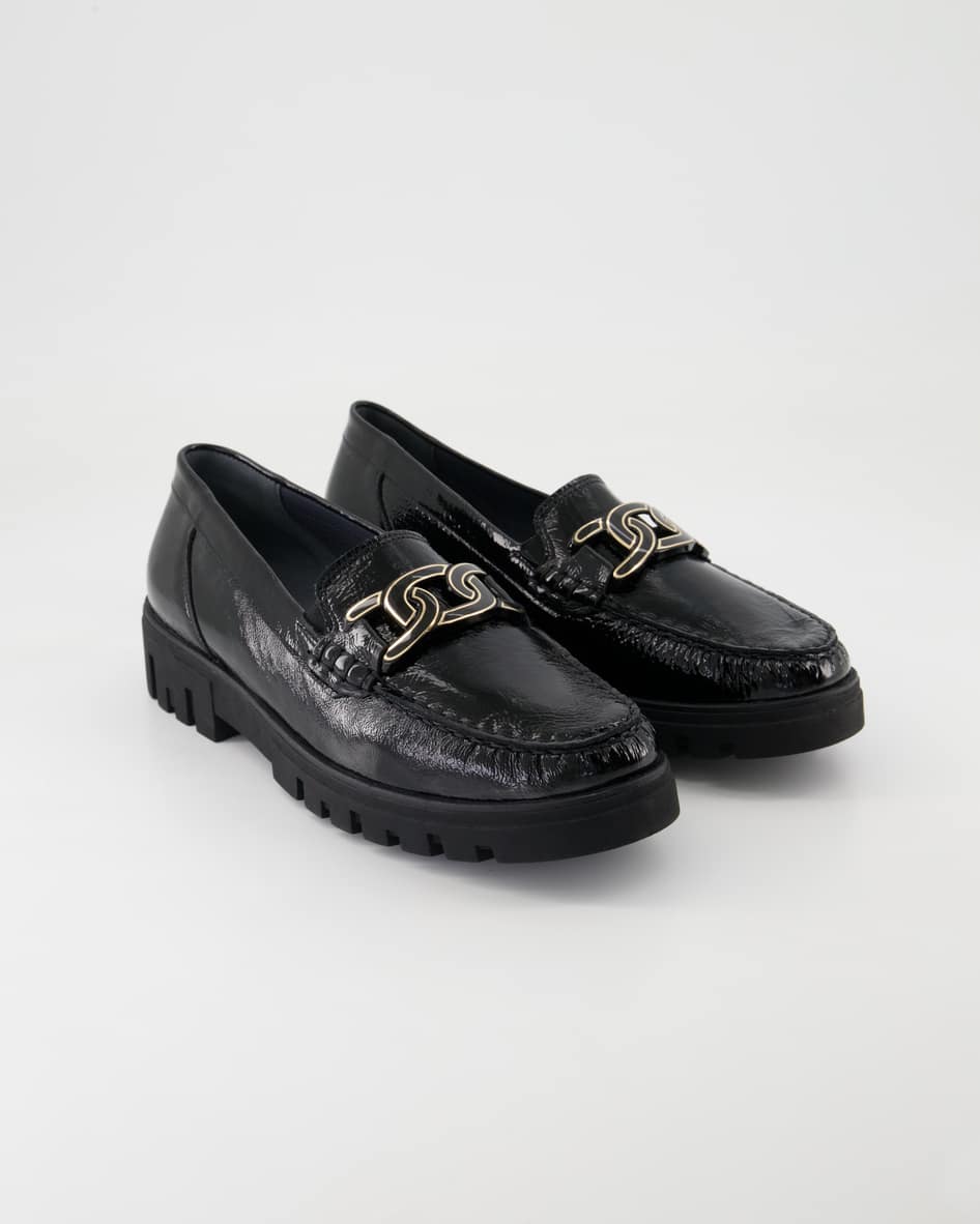 Bild von Waldläufer Schuhe - Serena Lackleder (Schwarz, Gr. 7½)