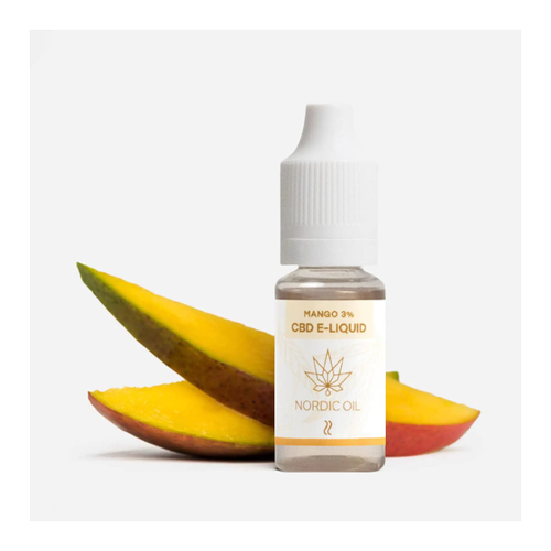 Bild von CBD E-Liquid Mango von Nordic Oil – Fruchtiger Genuss mit 3% CBD