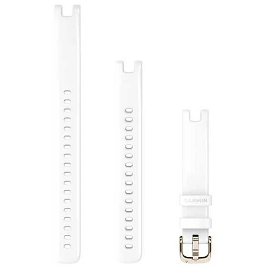 Bild von Garmin - Armband für Smartwatch - 110 - 195 mm - weiß, Teile in Cream Gold - für Lily (010-13068-00)