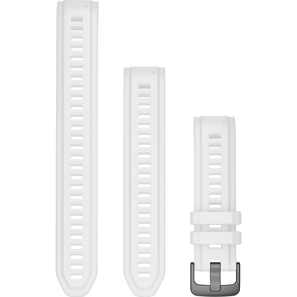 Bild von Garmin Instinct 2S Ersatzarmband (20 mm, Silikon, Edelstahl, Instinct 2S, Instinct 2S Solar), Uhrenarmband, Weiss