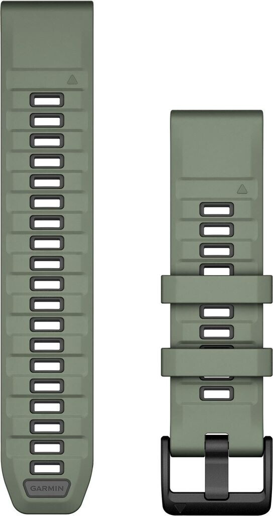 Bild von Garmin Smartwatch-Armband QuickFit-Armband 22 mm Silikon Weidengrün/Graphit