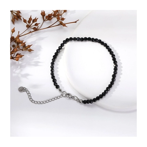 Bild von Kim Johanson Fußkette Naturstein Perlenfußkette – Eleganz für Ihre Füße