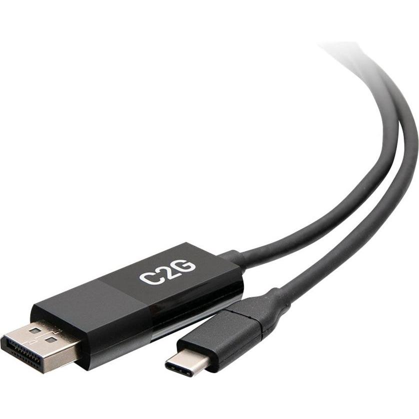 Bild von C2G 6ft (1.8m) USB-C to DisplayPort Adap (1.80 m, DisplayPort), Video Kabel