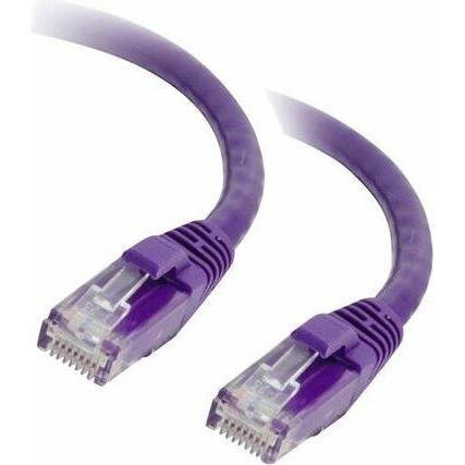 Bild von C2G Kabel / 5 m Mlded/Btd Purple CAT5E PVC U (UTP, CAT5e, 5 m), Netzwerkkabel