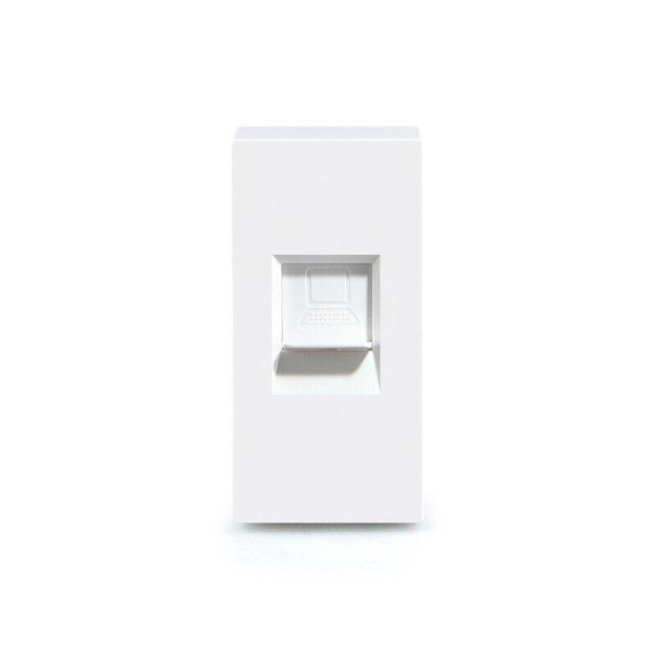 Bild von 2-faches Netzwerk Modul Weiß LX-2Netzwerk-11 LUXUS-TIME