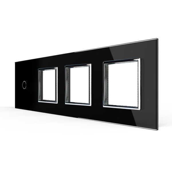 Bild von 4-fache Blende 1 Touch-Schalter + 3 Module VL-C7-C1/SR/SR/SR-12 LIVOLO