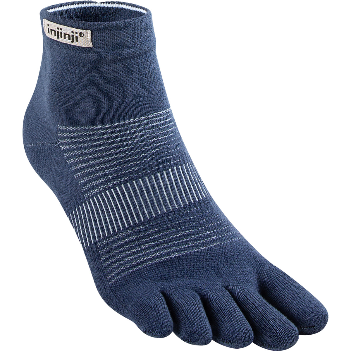 Bild von Injinji Run Original Weight Mini Crew Socken, navy, S
