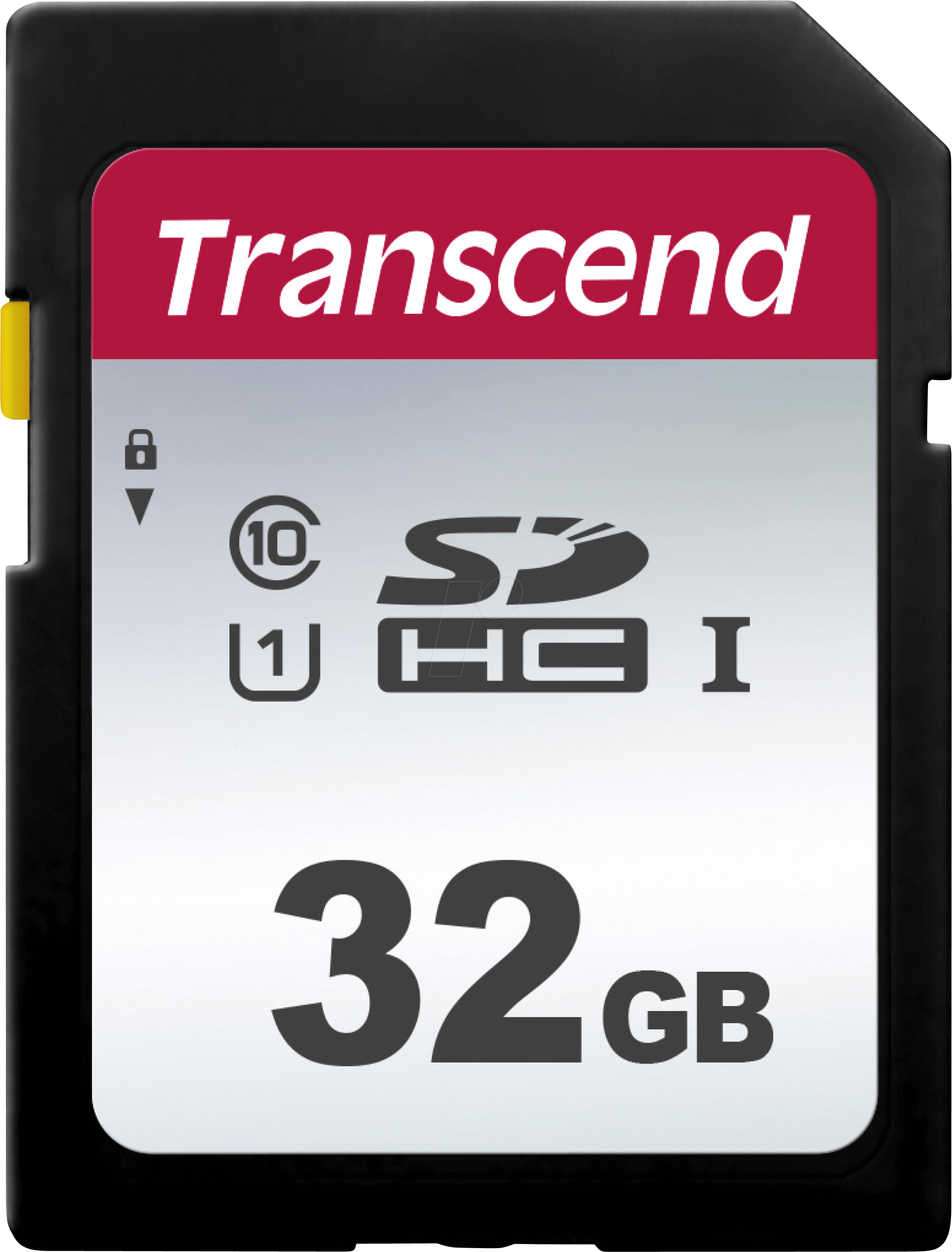 Bild von Transcend 32GB UHS-I U1 SD Card TLC (SDHC, 32 GB, U1, UHS-I), Speicherkarte, Schwarz