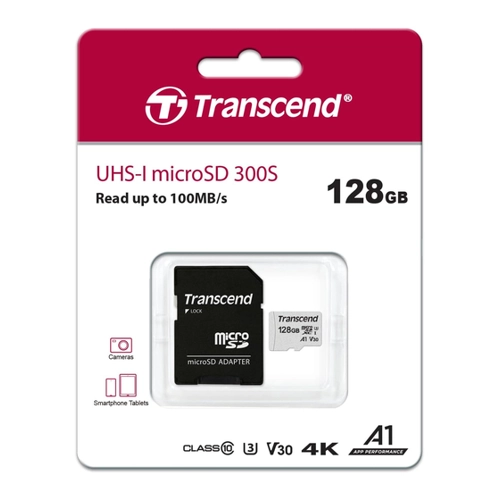 Bild von Transcend 300S microSDHC Speicherkarte 32GB – Schnelle und zuverlässige Speicherlösung