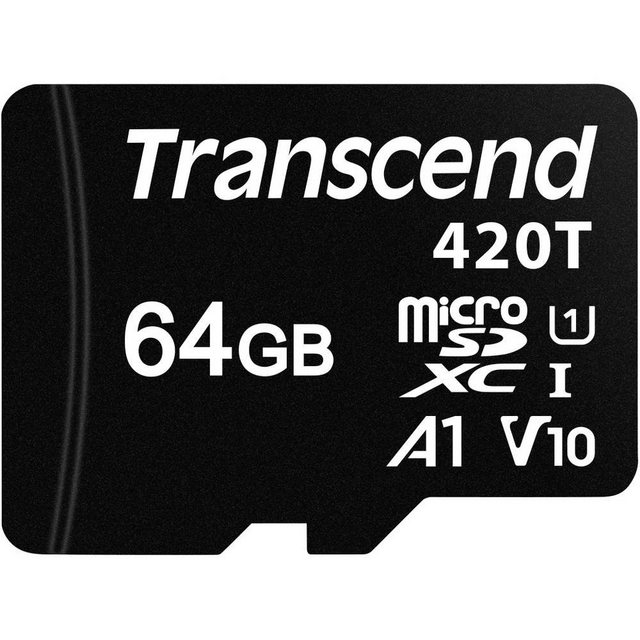 Bild von Transcend - Flash-Speicherkarte - 64 GB - UHS-I / Class10 - microSDXC UHS-I