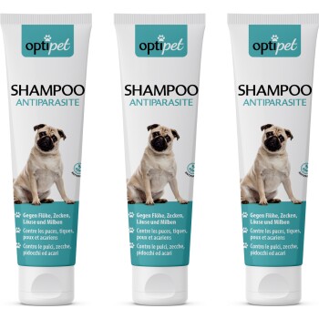 Bild von OptiPet Tiershampoo Floh Shampoo Hunde Shampoo Parasitenabwehr, 750 ml, Sofort Abweisende Wirkung gegen Parasiten in allen Entwicklungsstadien