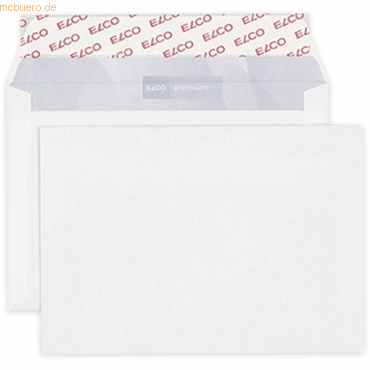Bild von Briefumschlag Office - C6, hochweiß, haftklebend, ohne Fenster, 80 g/qm, 50 Stück