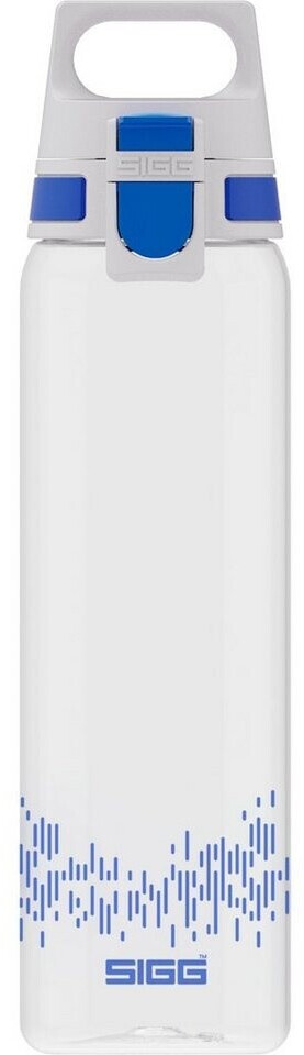 Bild von SIGG - Tritan Trinkflasche - Sportflasche Total Clear ONE MyPlanet Blau - kohlensäurehaltige Getränke - Spülmaschinenfest, Auslaufsicher, Kratzfest - BPA-frei - Sport & Fitness - 0,75L
